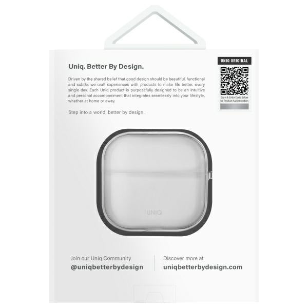 UNIQ AirPods 4 Suojakuori Glase Läpinäkyvä