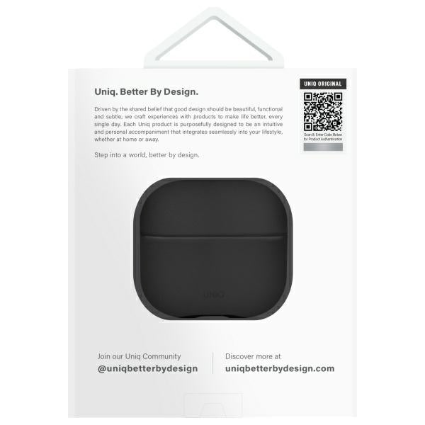 UNIQ AirPods 4 Case Lyden DS Musta