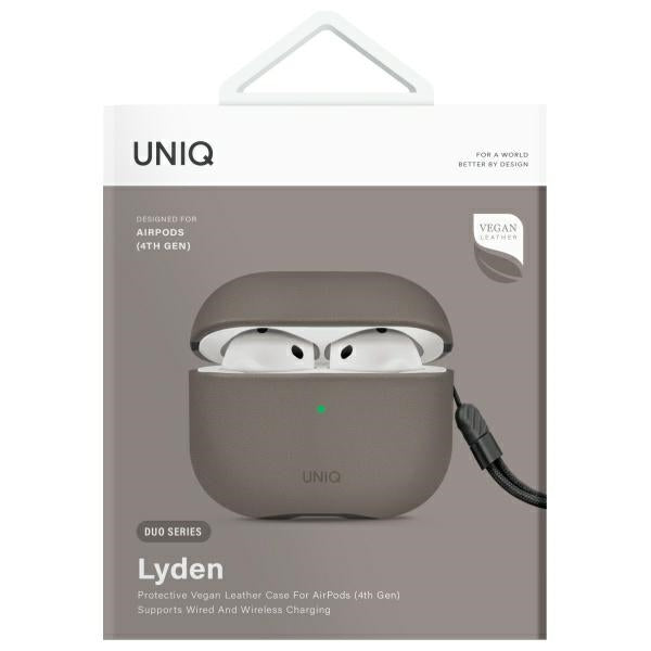 UNIQ AirPods 4 Suojakuori Lyden DS Harmaa