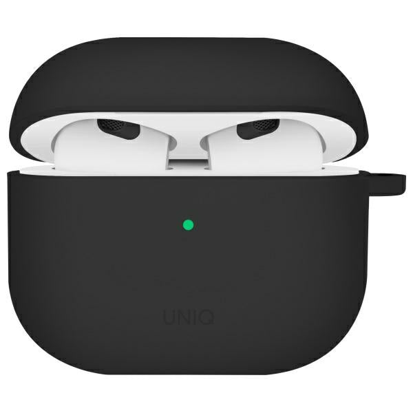 UNIQ AirPods 4 -kuoret korvahaalla, Nexo, musta