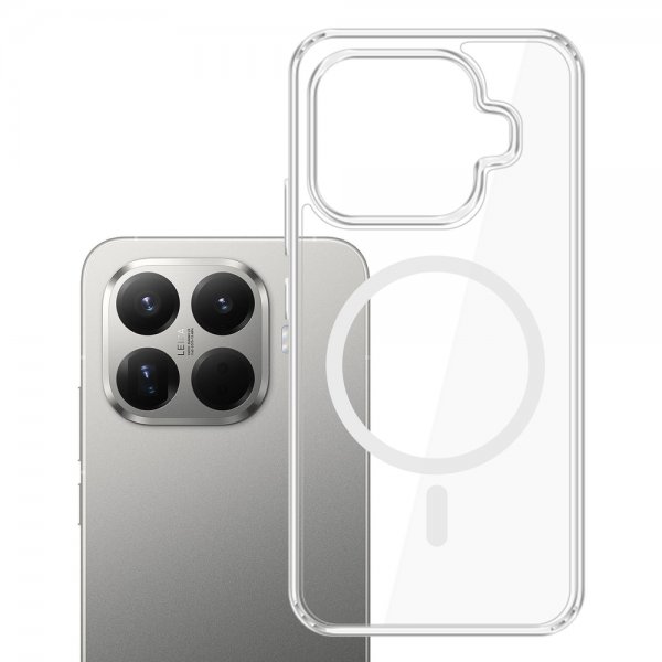 3mk Xiaomi 15T Pro Kuori Armor MagCase Läpinäkyvä