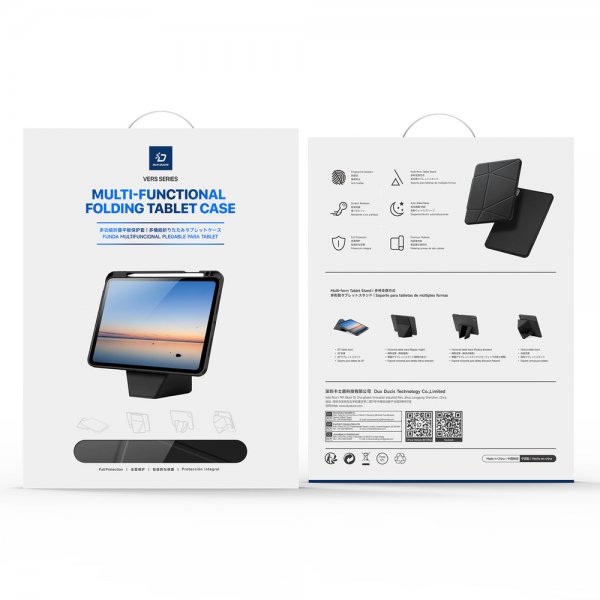 Dux Ducis iPad Pro 13 (M4/M5) Fodral Vers Series, musta