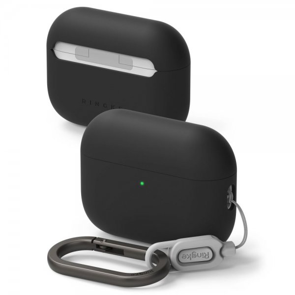 Ringke AirPods Pro 3 Silikonikotelo Musta