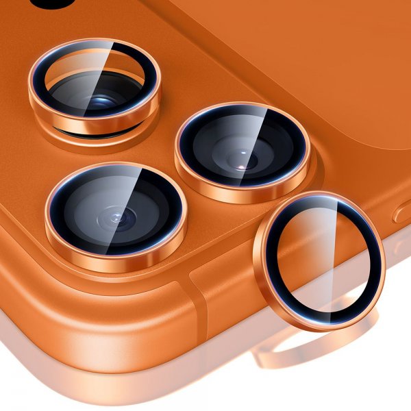 ESR iPhone 14/15/16/17 Pro & Pro Max kameran suojalasi Armorite Orange