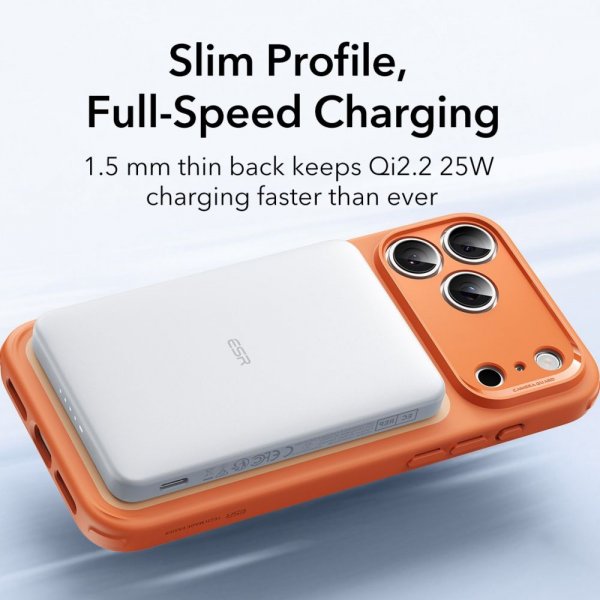 ESR iPhone 17 Pro Classic Hybrid MagSafe -kuori, oranssi