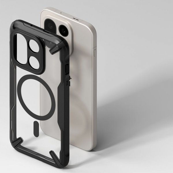 Ringke OnePlus 15 Kuori Fusion X Magnetic Clear Black