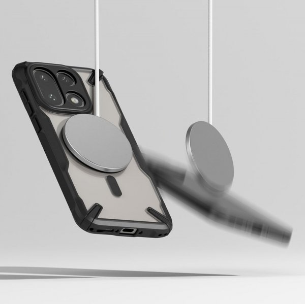 Ringke OnePlus 15 Kuori Fusion X Magnetic Clear Black