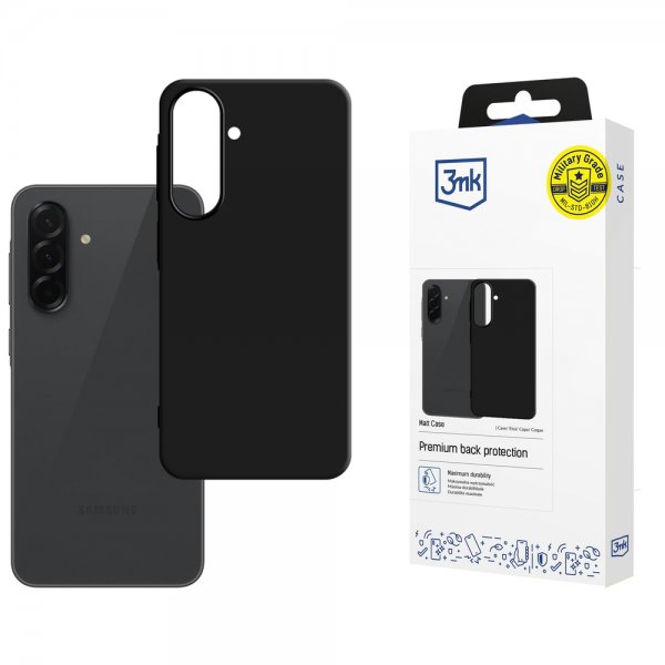 3mk Samsung Galaxy A57 Kuori Matt Case Musta