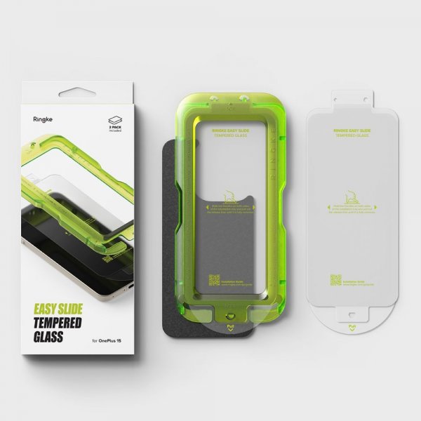 Ringke OnePlus 15 Näytönsuoja Easy Slide 2-pakkaus