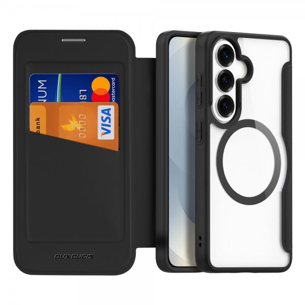 Dux Ducis Samsung Galaxy S26 -suojakotelo Skin X Pro Series MagSafe musta