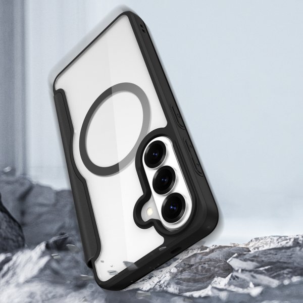 Dux Ducis Samsung Galaxy S26 Plus -kotelo, Skin X Pro Series MagSafe, musta