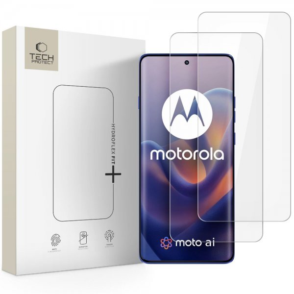 Tech-Protect Motorola Edge 60/Edge 60 Pro/Edge 60 Fusion näytönsuoja HydroFlex+ 2 kpl