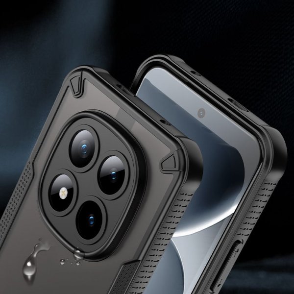 Tech-Protect Xiaomi Redmi Note 15 Pro Plus 5G -suojakuori Rugged Shield MagSafe Musta