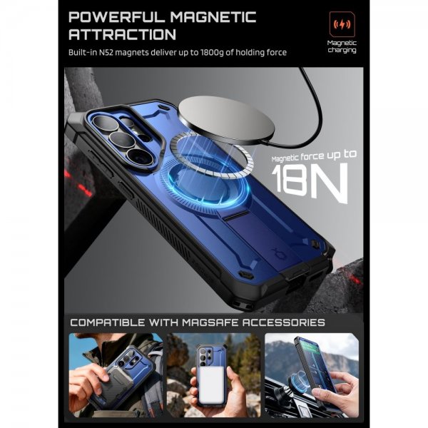 Supcase Samsung Galaxy S26 Ultra Kuori UB Pro MagSafe Sininen