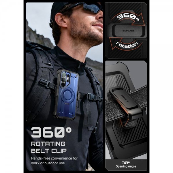 Supcase Samsung Galaxy S26 Ultra Kuori UB Pro MagSafe Sininen