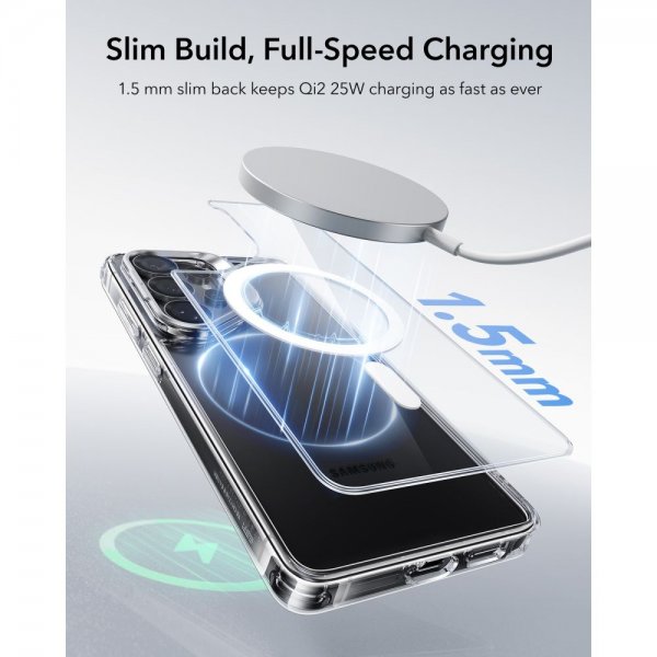 ESR Samsung Galaxy S26 Ultra Kuori Classic Hybrid Jalusta MagSafe Läpinäkyvä