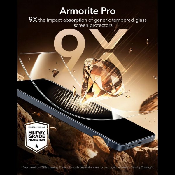ESR Samsung Galaxy S26 Ultra -näytönsuoja UltraFit Armorite Pro