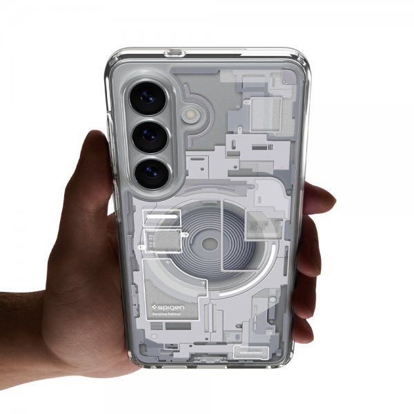 Spigen Samsung Galaxy S26 -suojakuori Ultra Hybrid MagFit Zero One valkoinen