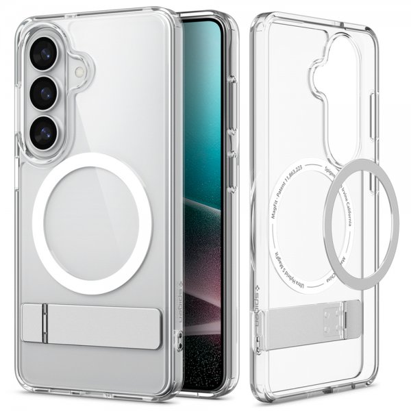 Spigen Samsung Galaxy S26 Plus -suojakuori Ultra Hybrid S MagFit Clear White