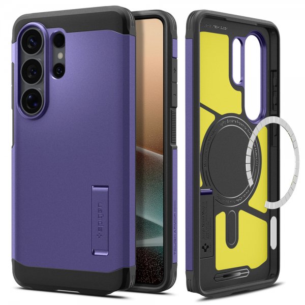 Spigen Samsung Galaxy S26 Ultra Kuori Tough Armor MagFit Ash Violet