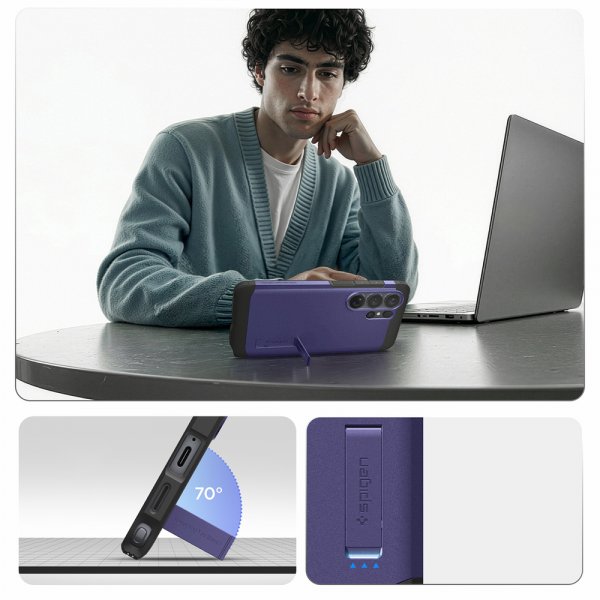 Spigen Samsung Galaxy S26 Ultra Kuori Tough Armor MagFit Ash Violet