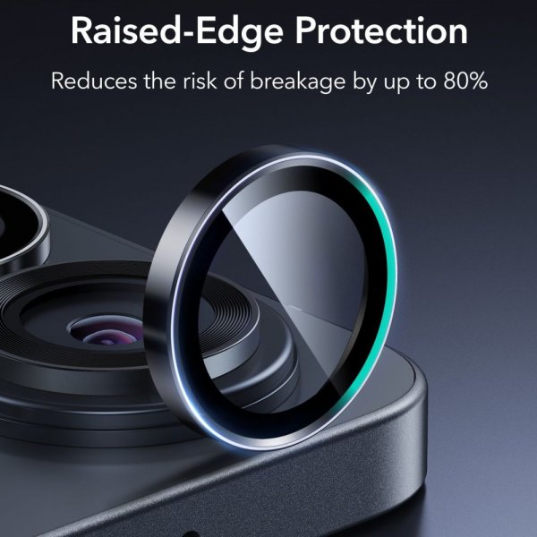 ESR Samsung Galaxy S26 Ultra kameran suojalasi Armorite Musta
