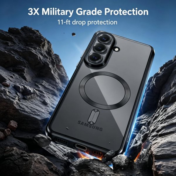 Tech-Protect Samsung Galaxy S26 Plus -suojakuori MagFlex MagSafe, musta