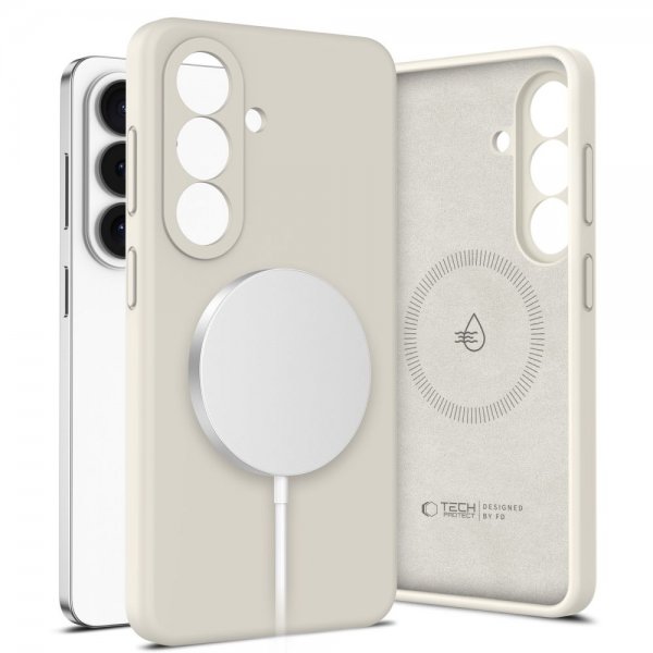 Tech-Protect Samsung Galaxy S26 Kuori Silicone MagSafe Beige