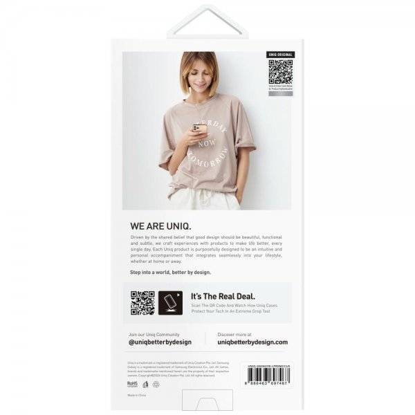 UNIQ Samsung Galaxy S26 -suojakuori LifePro Xtreme MagClick, läpinäkyvä