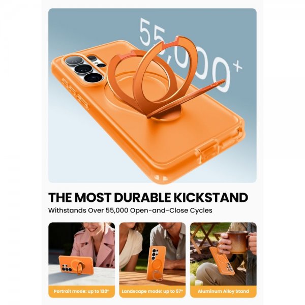 Supcase Samsung Galaxy S26 Ultra Kuori Cosmo MagSafe Oranssi