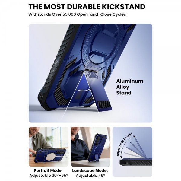 Supcase Samsung Galaxy S26 Kuori ArmorBox MagSafe Sininen
