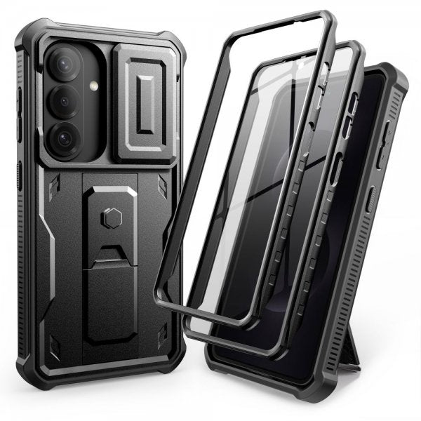 Tech-Protect Samsung Galaxy S26 -suojakuori, Kevlar Cam+, musta