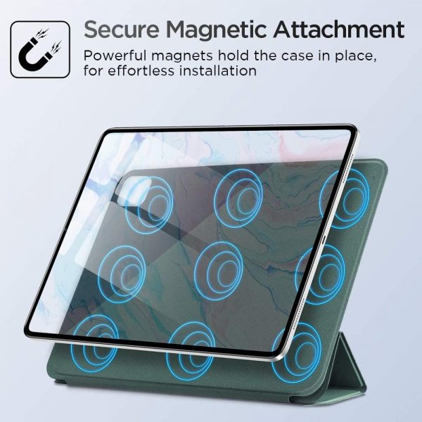 ESR iPad Air 10.9 (sukupolvi 4/5) Rebound Magnetic -suojakotelo, vihreä