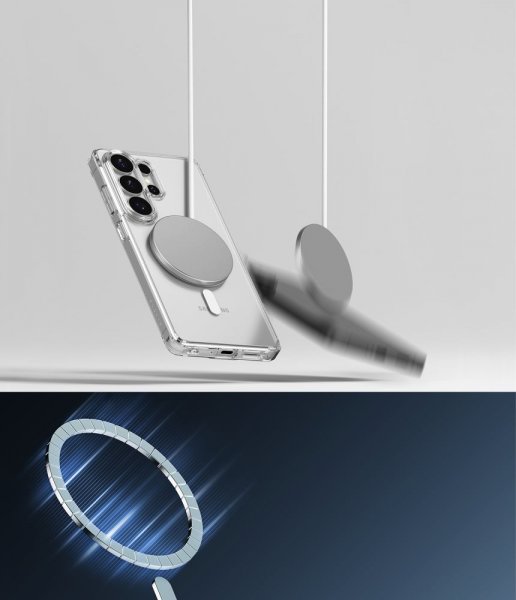 Ringke Samsung Galaxy S26 Ultra Kuori Fusion Magnetic Läpinäkyvä