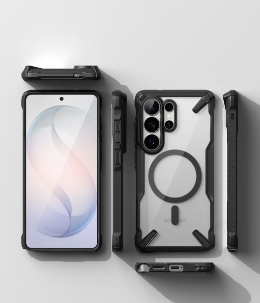 Ringke Samsung Galaxy S26 Ultra Kuori Fusion X Magnetic Musta