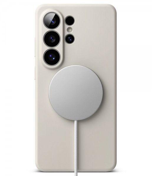 Ringke Samsung Galaxy S26 Ultra Kuori Silikoni Magneettinen Beige
