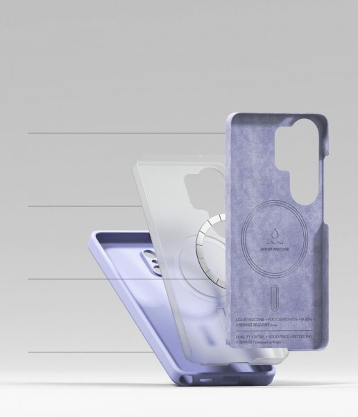 Ringke Samsung Galaxy S26 Ultra Kuori Silikoni Magneettinen Liila