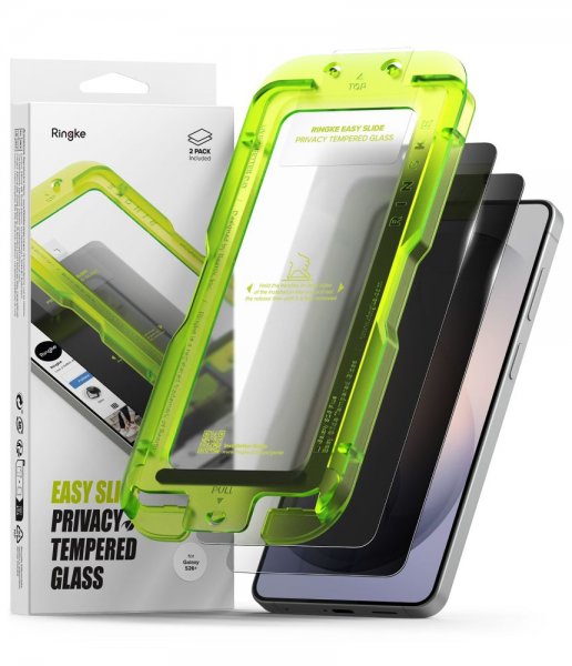 Ringke Samsung Galaxy S26 Plus -näytönsuoja Easy Slide Privacy 2 kpl