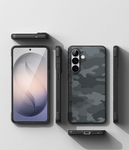 Ringke Samsung Galaxy S26 -kuori, Onyx Magnetic Camo Black
