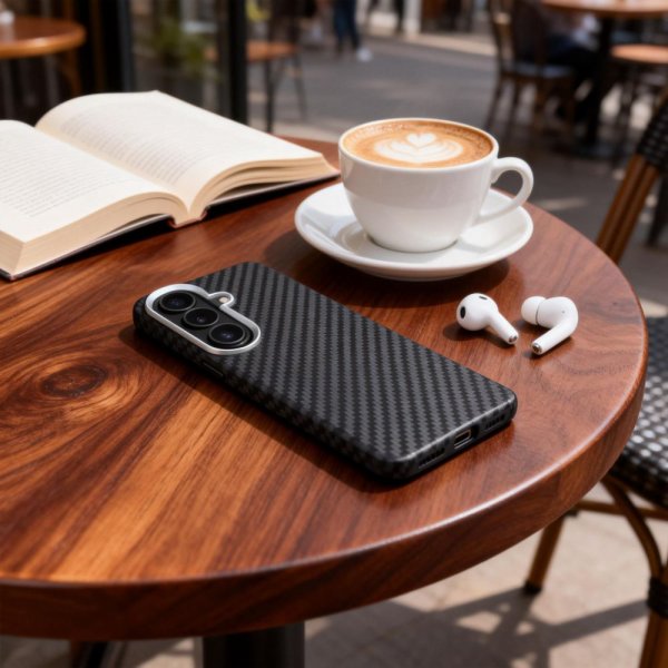 Tech-Protect Samsung Galaxy S26 Kuori Ion Carbon MagSafe Musta