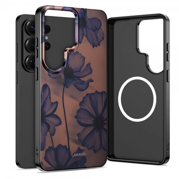 Tech-Protect Samsung Galaxy S26 Ultra Kuori Lamano MagSafe Ruskea Violetti