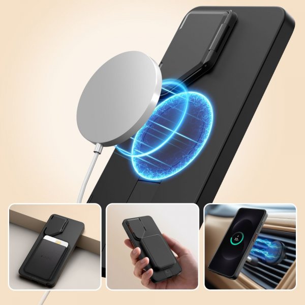 Tech-Protect Samsung Galaxy S26 Ultra Kuori Aura MagSafe Musta