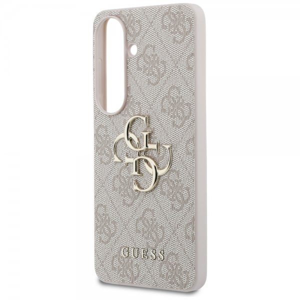 Guess Samsung Galaxy S26 Plus -kuoret 4G Metal Logo Rosa