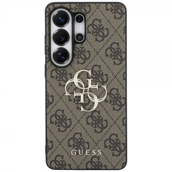 Guess Samsung Galaxy S26 Ultra Suojakuori 4G Metal Logo Ruskea