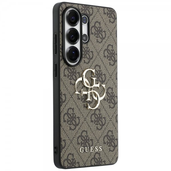 Guess Samsung Galaxy S26 Ultra Suojakuori 4G Metal Logo Ruskea