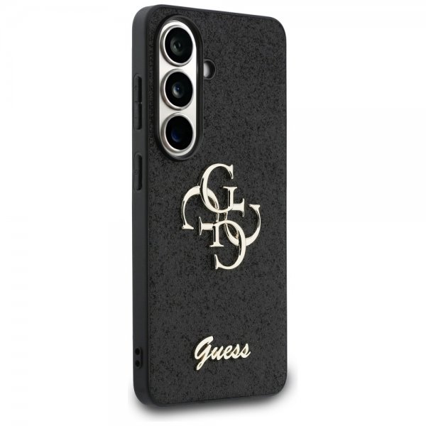 Guess Samsung Galaxy S26 Kuori Fixed Glitter Musta