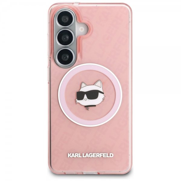 Karl Lagerfeld Samsung Galaxy S26 -kuori Choupette MagSafe, pinkki
