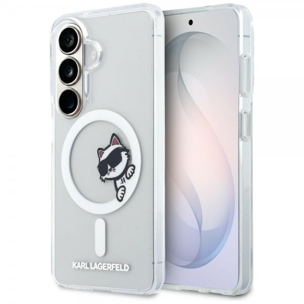 Karl Lagerfeld Samsung Galaxy S26 Kuori Choupette Peekaboo MagSafe Läpinäkyvä