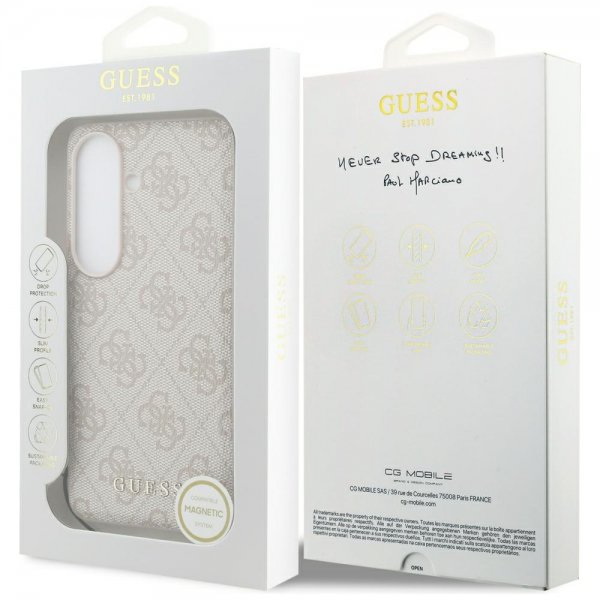 Guess Samsung Galaxy S26 Kuoret 4G Charm MagSafe Pinkki