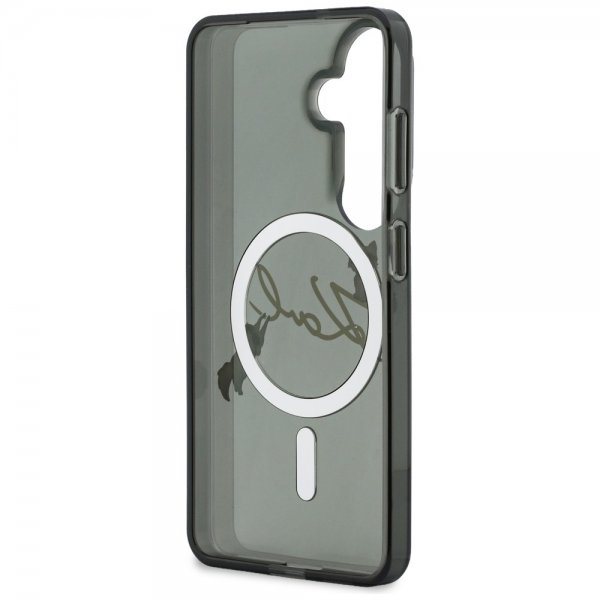 Karl Lagerfeld Samsung Galaxy S26 Plus -kuori Script MagSafe, musta